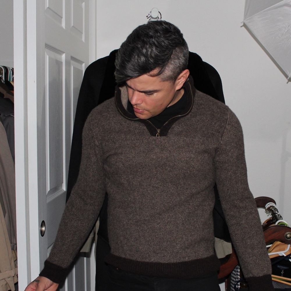 Wool pronto uomo sweater